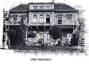 Vorderansicht der Villa Hailmann